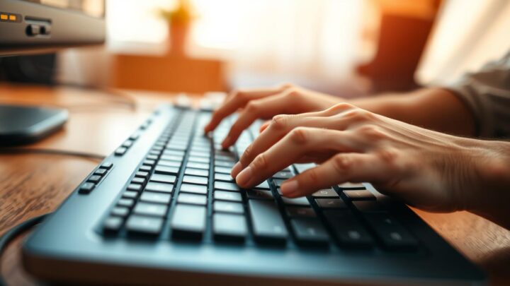 Cansado de Olhar para o Teclado ao Digitar? Aprenda a Escrever Mais Rápido Sem Olhar